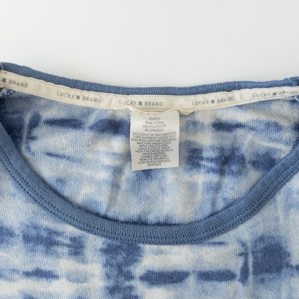 Lucky Brand 2pc Tie-Dye Lounge Wear Set Size XS - Picture 4 of 10